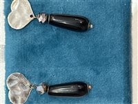 Orecchini Domar Donna in Argento Onice ORAR-264-280 - ORAR-264-280